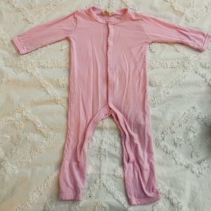 KYTE | Baby Pink Footless Onesie/Romper (Size O-3M)